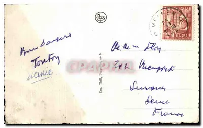 Mécanic - Rue d'Ypres (1) — editor Mecnen, n° de série (1) — Verso