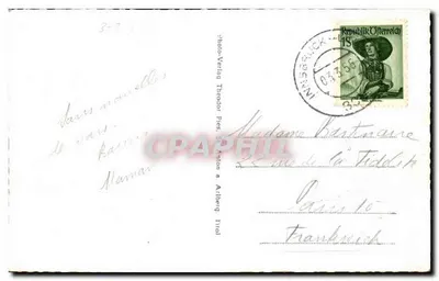 St. Anton a. A. — Oberdorf — Photo-Verlag Theodor Pries, n° 1219 — Verso