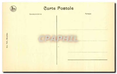 Dinant w 1921 — Widok rzeki Meuse w górnej części — Wydawca N. Lus, Bruksela — Rewers