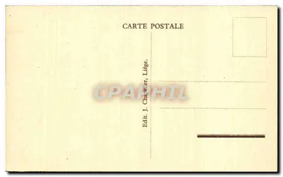Liège — Palácio de Justiça. — Editor J. Chaletier, Liège. — Verso