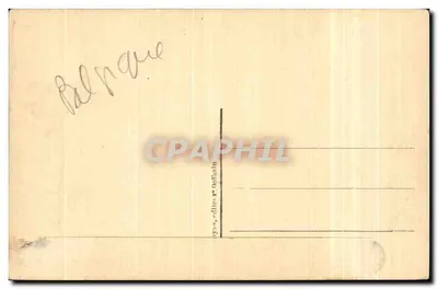 Bilhete postal antigo Rarrage de la Glleppe Le Pont le Lion le Lac et les ecluses — Verso
