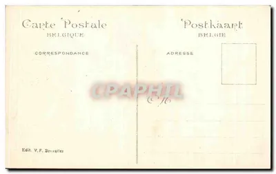 Exposition Universelle Bruxelles 1910 — Niederländisches Pavillon — Verlag V.P. Brüssel — Rückseite