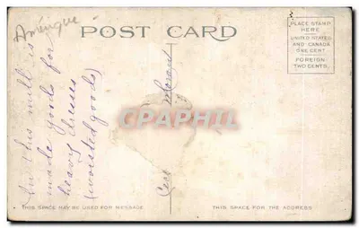 The Victor Mill, Clinton, Mass. — wydawca nieznany, nr serii 11761 — Rewers