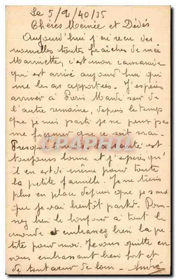 Fleurant - J'Armillini — Karta pocztowa z ręcznym tekstem — Nadawca: Gge & J'Armillini, nr 217 — Rewers