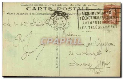 Lembranças de Lamartine — 34 — Lamartine — L. Petit editor, Mâcon — Verso
