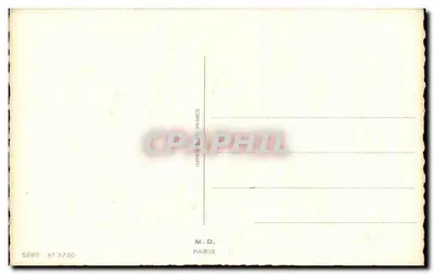 Bukiet kwiatów — Urodziny — M.D. Paris, seria n°3720 — Rewers