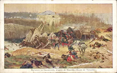 Bataille de Champigny — d'après de Neuville (Musée de Versailles)