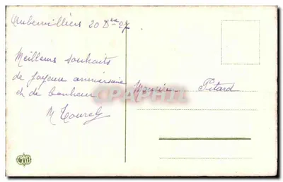 Bukiet chryzantem — Urodziny — wydawca CAB — Rewers