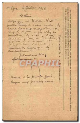 Korrespondenz der Armee der Republik — Freiporto — Tresor Postes 7 IL 142 — Rückseite
