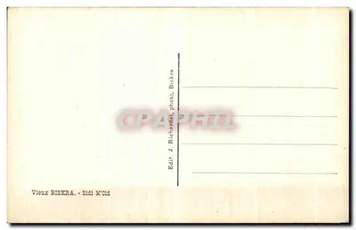 Velho Biskra - Sidi M'Cid — Editor J. Richardet, Biskra — Verso