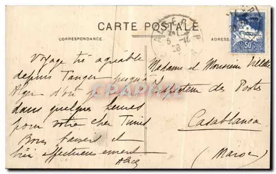 Argel — O Palácio Consular — editor ALE P. n°68 — Verso