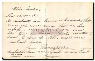 Bukiet kwiatów — Fauvetti, nr 1531 — Republika Francuska — Rewers