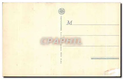 Viagem de Casamento — Editor: Photochrome A.D. Lax, Nice (A.M.) — Número de série 8552 — Verso