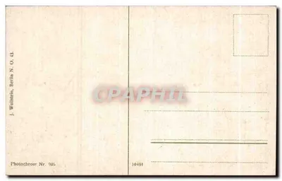 Düsseldorf — panorama z dużym parowcem renansem — J. Wolstein, Berlin N. O. 43 — Rewers