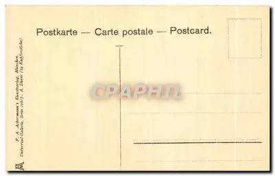 Tre contadini — A. Dürer — serie 2079 — Verso
