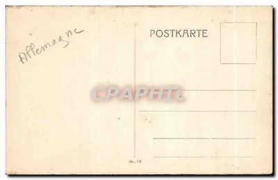 Würzburg — Schönbornstraße — editor não identificado, n° de série F8 — Verso