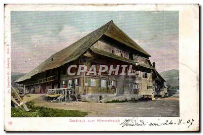 Bilhete postal antigo Gasthaus zum Himmelreich