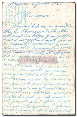 Mainz, Plac Handlowy — animowany plac z handlarzami i tramwajem — wydawca C.S.M. Géographie — Rewers