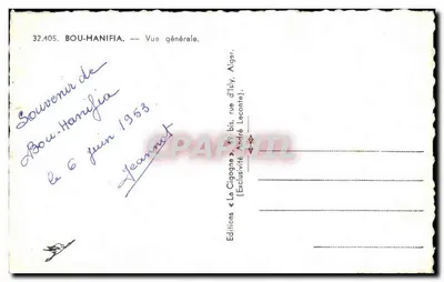 Bou-Hanifia — Vue générale — Éditions André Laconte — Rewers
