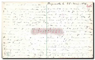 A oração no deserto — cena de oração no deserto com um camelo — editor desconhecido, n° 579 — Verso