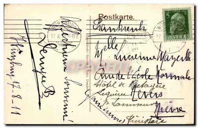 Würzburg — vista panoramica dal Käppele — editore non identificato, n° 38241 — Verso