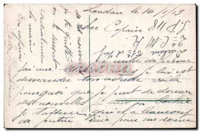 Landau (Pfalz) — Praça Max Joseph com fonte central — editor não identificado — Verso