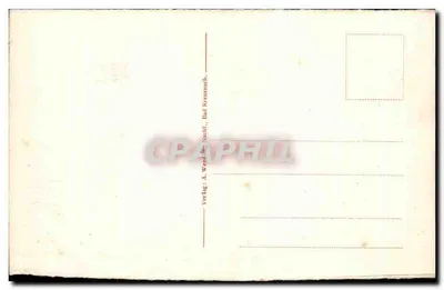 Bismarckplatz em Kreuznach — Radium-Solbad — editor A. Wendt — Verso