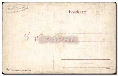 Clausenthal i. Oberharz — Kurhaus z. d. Pfenenteichen — editor R. Lederbogen, Halberstadt — Verso