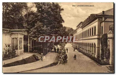 Bilhete postal antigo Bad Langenschwalbach