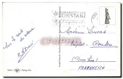 Konstanz (Bodensee) z Säntis — Rudolf Mauch, Konstanz — Rewers
