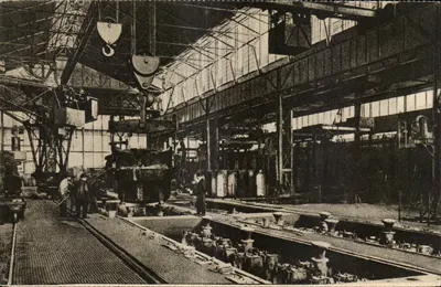 Essen — Fábrica Krupp. Das Martinwerk — P. Reintges, Kunz-Verlag, Essen, Nr. 3.