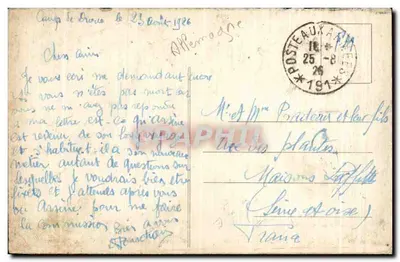 Duren — As Casernas — 1788 — Verso