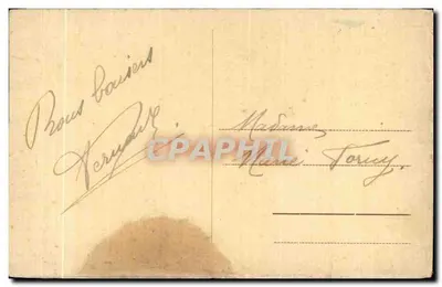Bilhete postal antigo Kehl am Rhein — Verso