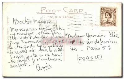 Kingston-on-Thames — visão panorâmica — F. Frith & Co. Ltd. série F.U.S. KTN 40 — Verso