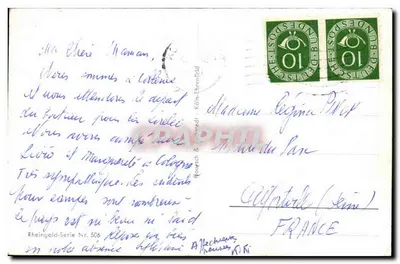 Koblenz — O Schängelchen-Brunnen — Série Rheingold, número 506 — Verso