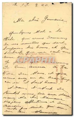 Alzey — Spiesgasse — Verlag Eduard Gerlach, Buchhandlung — Verso