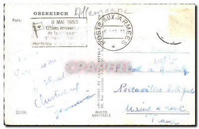 Landscape with pond and house — Oberkirch — Éditions de Luxe "Estel" — Back