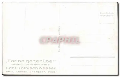 Restauracja nad Rynem — Widok na Ryn i katedrę Koln — Echte Farben-Photographie — Rewers