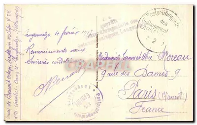Gedenkstein für gefallene Kriegsgefangene im Lager Langensalza — 1915-1918 — Langensalza — Rückseite