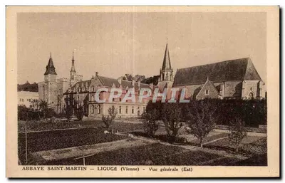 Abadia Saint-Martin — Ligugé (Vienne) — Vista geral (Leste)