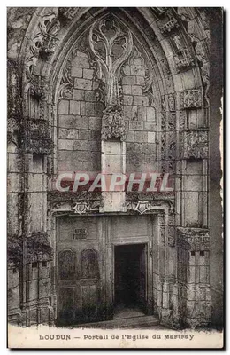 Loudun — Portal da Igreja do Martray