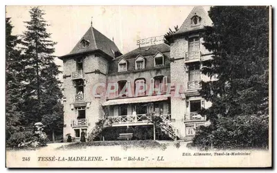 Tessé-la-Madeleine - Villa "Bel-Air" - Edit. Alleaume, Tessé-la-Madeleine