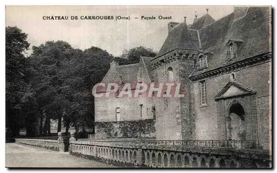 Castelo de Carrouges (Orne) — Fachada Oeste