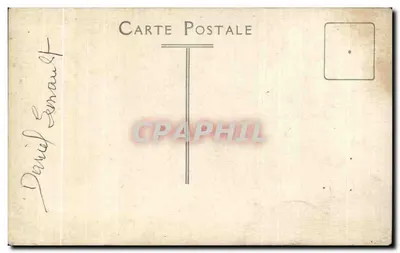 Młody mężczyzna w mundurze — studio fotograficzne — E. VIGNAULT, Fot. Château-du-Loir (Sarthe) n°13755 — Rewers