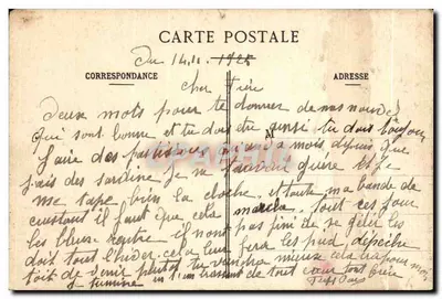 Infanterie — Die Urlauber — E.A. Paris, abgegeben — Rückseite