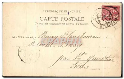 Palácio do Camboja — Exposição Universal de Paris 1900 — editor St. & Co. n° 48 — Verso