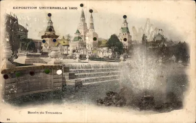 Bassin du Trocadéro — Exposition Universelle 1900 — éditeur inconnu, n° 30