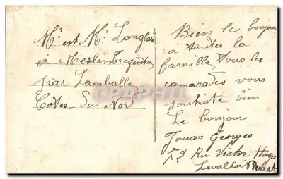 Flores e vaso — Boa festa — J.ane, n°113/21 — Verso
