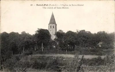 Saint-Pol (P.-de-C.) — A Igreja de Saint-Michel — Editor: Bonlev, Carcet, St-Pol
