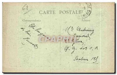 Arredores de Saint-Pol (P.-de-C.) — Castelo de Saint-Michel — Imp. de L'Abeille de la Ternoise, Boulevard Carnot, St-Pol — Verso